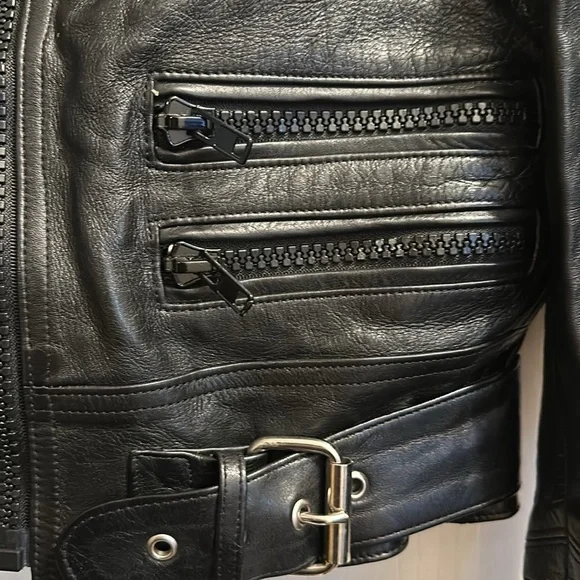 Re/Done leather moto jacket - Picture 5 of 16